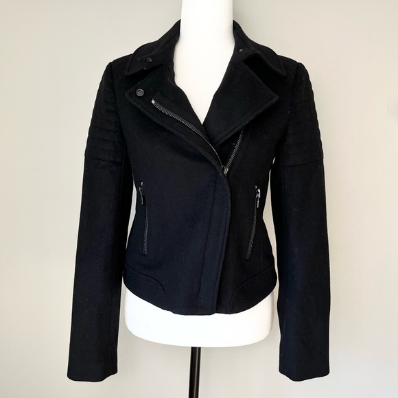 Vince Jackets & Blazers - Vince Wool Moto Jacket